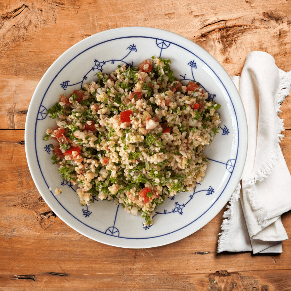 Bulgursalat mit Grünkohl 1 Bulgursalat mit Gruenkohl